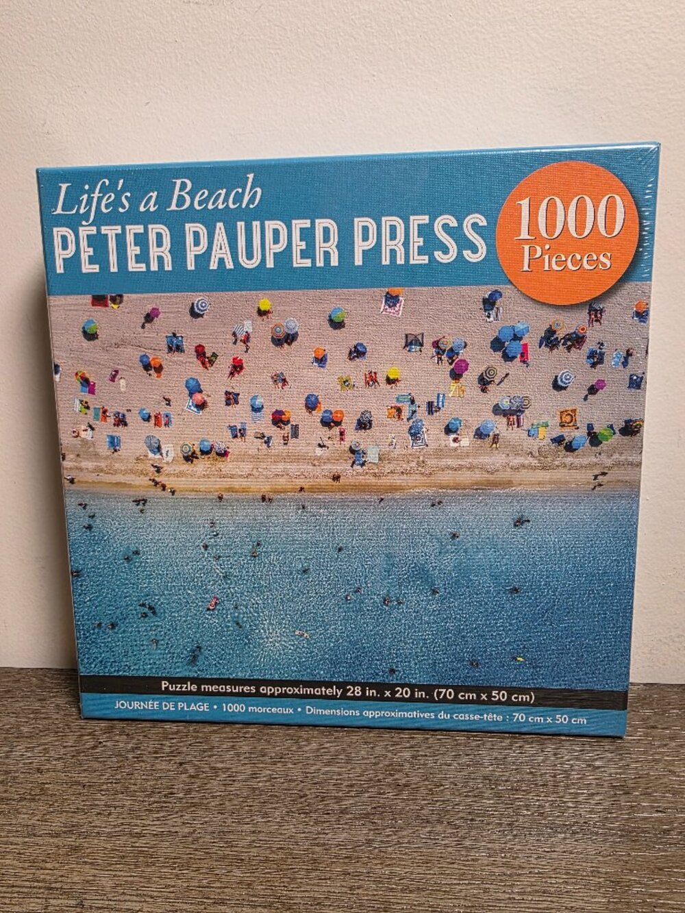 Life's a Beach - 1000 Piece Jigsaw Puzzle by Peter Pauper Press NEW and SEALED